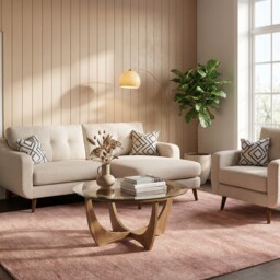 Myers Lounger Sofa, Neutral Fabric - Barker & Stonehouse - thumbnail 2