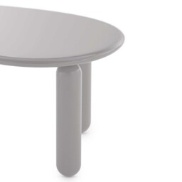 Kartell Undique Mas Side Table 119x59x44 Grey, Round Wood - Barker & Stonehouse - thumbnail 4