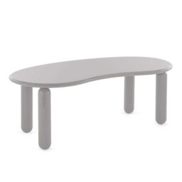 Kartell Undique Mas Side Table 119x59x44 Grey, Round Wood - Barker & Stonehouse - thumbnail 2