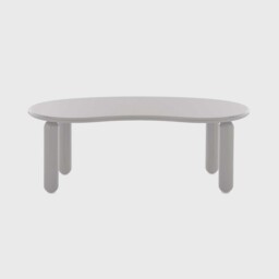 Kartell Undique Mas Side Table 119x59x44 Grey, Round Wood - Barker & Stonehouse - thumbnail 1