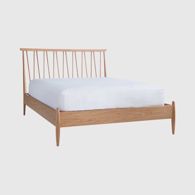 Ercol Winslow Superking Double Bed Frame, Neutral Oak - Super King - Barker & Stonehouse - image 1
