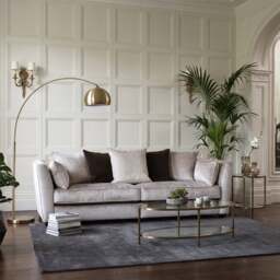 Duresta Maxime Grand Split Sofa, Grey Fabric - Barker & Stonehouse - thumbnail 2