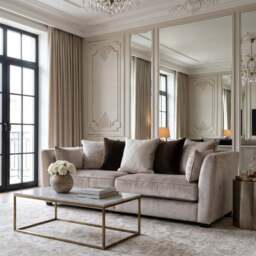 Duresta Maxime Grand Split Sofa, Grey Fabric - Barker & Stonehouse - thumbnail 4