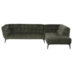 Azalea Corner Group Chaise Right Corner Sofa, Green Fabric - Barker & Stonehouse - thumbnail 3