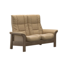 Stressless Windsor 2 Seater Recliner Sofa, Neutral Leather - Barker & Stonehouse - thumbnail 2