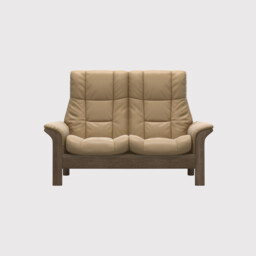 Stressless Windsor 2 Seater Recliner Sofa, Neutral Leather - Barker & Stonehouse