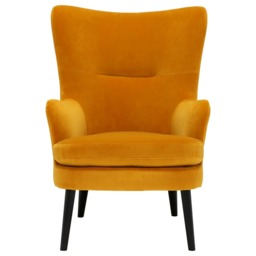 Marcy Armchair, Yellow Fabric - Barker & Stonehouse - thumbnail 3