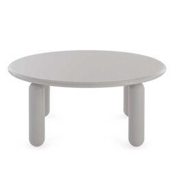 Kartell Undique Mas Side Table 85x85x30 Grey, Round Wood - Barker & Stonehouse - thumbnail 3