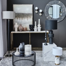Sleek Black Floor Lamp Metal - Barker & Stonehouse - thumbnail 2