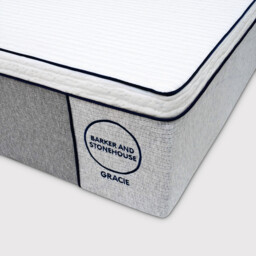 Gracie King Size Mattress 150x200cm, White Fabric - Barker & Stonehouse - thumbnail 1