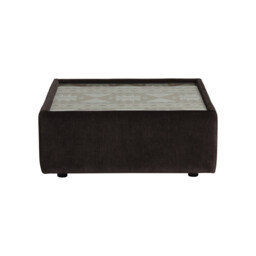 Bosham Square Glass Top Table, Brown - Barker & Stonehouse - thumbnail 3
