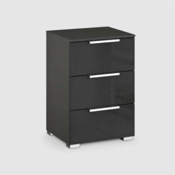 Atlanta 3 Drawer Bedside Table - Barker & Stonehouse