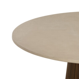 Jett Round Dining Table 120x120x78cm, Round, Neutral Wood - Barker & Stonehouse - thumbnail 3