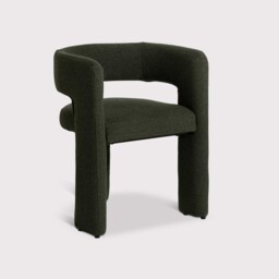 Koda Dining Chair, Green Fabric - Barker & Stonehouse - thumbnail 3