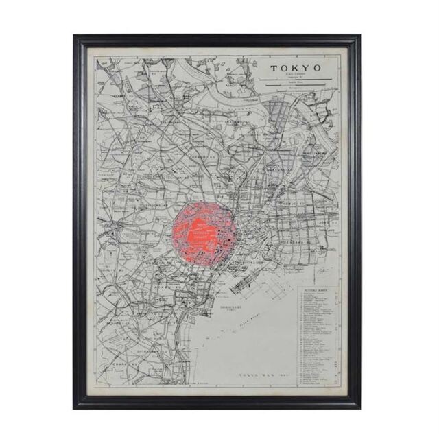 Timothy Oulton Maps Tokyo Art Wood - Barker & Stonehouse - image 1