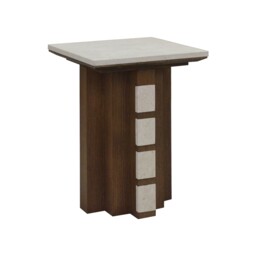 Laroque Side Table, Neutral Marble - Barker & Stonehouse - thumbnail 4