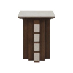 Laroque Side Table, Neutral Marble - Barker & Stonehouse - thumbnail 2
