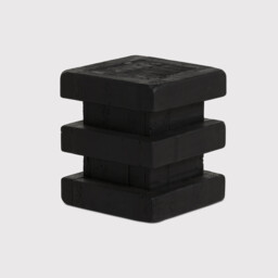 Wicken Stool 35X35X40Cm, Black Wood - Barker & Stonehouse