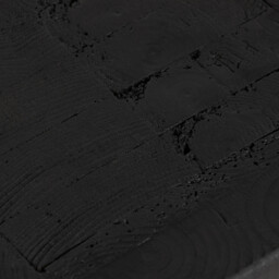 Wicken Stool 35x35x40cm, Black Wood - Barker & Stonehouse - thumbnail 6