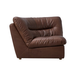 Timothy Oulton Lush Sectional Corner Modular Sofa, Brown Leather - Barker & Stonehouse - thumbnail 4