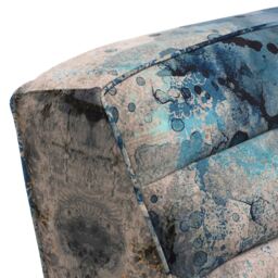 Timothy Oulton Shabby Sectional Corner Modular Sofa, Blue Fabric - Barker & Stonehouse - thumbnail 4