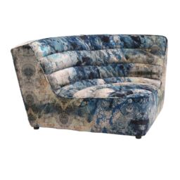Timothy Oulton Shabby Sectional Corner Modular Sofa, Blue Fabric - Barker & Stonehouse - thumbnail 3
