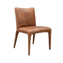 Timothy Oulton Fibi Dining Chair, Brown Leather - Barker & Stonehouse - thumbnail 4