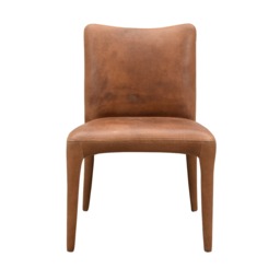 Timothy Oulton Fibi Dining Chair, Brown Leather - Barker & Stonehouse - thumbnail 3