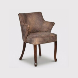 Timothy Oulton Lannister Dining Chair, Brown Leather - Barker & Stonehouse