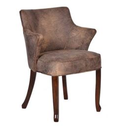 Timothy Oulton Lannister Dining Chair, Brown Leather - Barker & Stonehouse - thumbnail 2