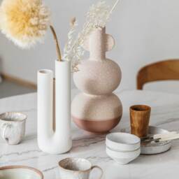 Multi Stem Vase, White Ceramic - Barker & Stonehouse - thumbnail 2