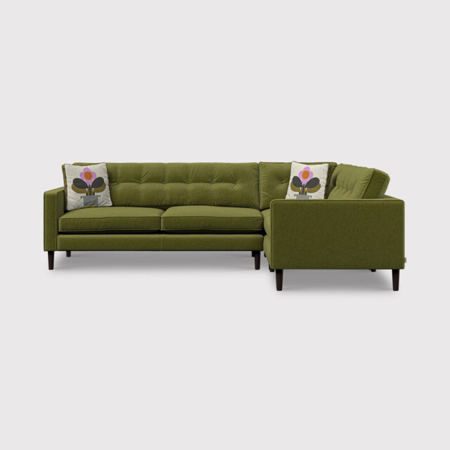 Orla Kiely Ebben Lhf Corner Sofa, Green Fabric - Barker & Stonehouse - image 1