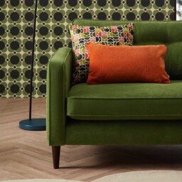 Orla Kiely Ebben Lhf Corner Sofa, Green Fabric - Barker & Stonehouse - thumbnail 3