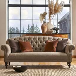 Tetrad Arbroath Midi Sofa, Brown Fabric - Barker & Stonehouse - thumbnail 2