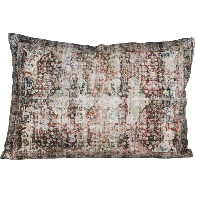 Vintage Pattern Cushion, Square, Brown Fabric - Barker & Stonehouse - image 1