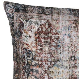 Vintage Pattern Cushion, Square, Brown Fabric - Barker & Stonehouse - thumbnail 2