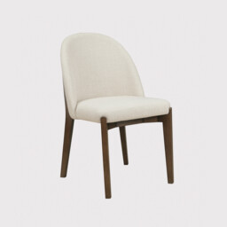 Sumida Dining Chair - Solid Wood Walnut Finish, Neutral - Barker & Stonehouse - thumbnail 3