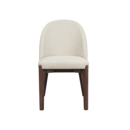 Sumida Dining Chair - Solid Wood Walnut Finish, Neutral - Barker & Stonehouse - thumbnail 4