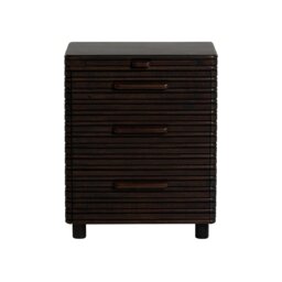 Tova 3 Drawer Wide Bedside Table, Wood - Barker & Stonehouse - thumbnail 2