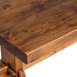 Covington Dining Table 240x100 Polished Timber Wood - W240cm - Barker & Stonehouse - thumbnail 5