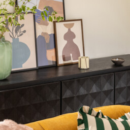 Tatton Sideboard 186x45x72cm, Black Oak - Barker & Stonehouse - thumbnail 2