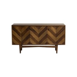 Lockley 3 Door Sideboard, Saman Wood - Barker & Stonehouse - thumbnail 3