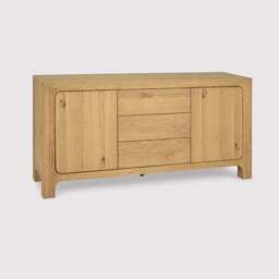 Wade Wide Sideboard, Neutral Wood - Barker & Stonehouse