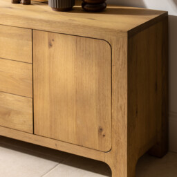 Wade Wide Sideboard, Neutral Wood - Barker & Stonehouse - thumbnail 5