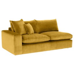 Alaska 2 Seater with 1 Arm Left Modular Sofa, Orange Fabric - Barker & Stonehouse - thumbnail 3