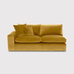 Alaska 2 Seater with 1 Arm Left Modular Sofa, Orange Fabric - Barker & Stonehouse - thumbnail 1