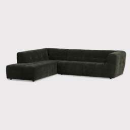 Atticus Corner Group Chaise Left Corner Sofa, Grey Fabric - Barker & Stonehouse
