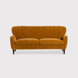 Aelin 3 Seater Sofa, Yellow Fabric - Barker & Stonehouse