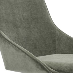 Beckton Dining Chair With 360 Swivel Fabric - Barker & Stonehouse - thumbnail 3