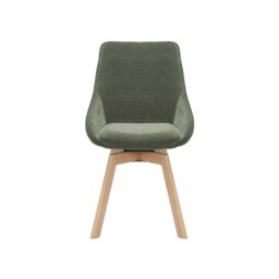 Beckton Dining Chair With 360 Swivel Fabric - Barker & Stonehouse - thumbnail 2